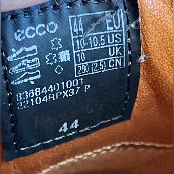 ECCO MEN'S ST 1 HYBRID OXFORD WING SHOE BLACK 83684401001 Size 10.5 EUC - Picture 7 of 7